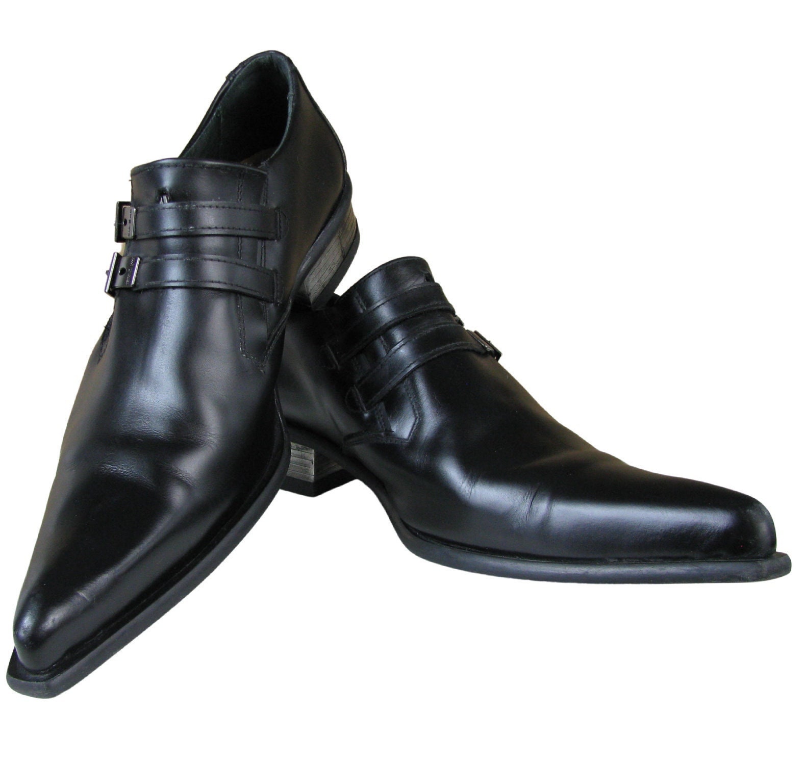 Vintage Authentic Mens Shoes Black Mens Dress Shoes Size EU40 -  Finland