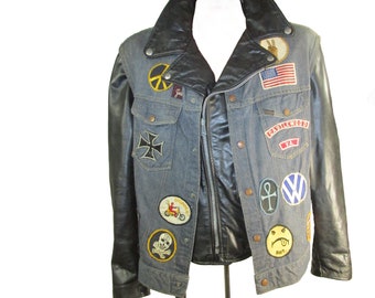 ゆみ　Vintage StitchedDenimJacket LLALAB ゆみ Vintage StitchedDenimJacket LLALAB ゆみ Vintage