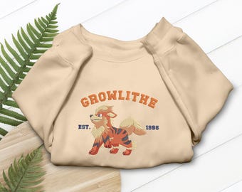 Gardie gesticktes Hemd feuerrotes T-Shirt Sweatshirt Hoodie Shirt Growly Manga Anime Gaming Geschenke