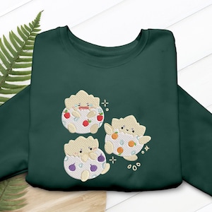 Togepy Fruits Embroidered T-shirt Sweatshirt Hoodie Team Rock Gifts For Fans
