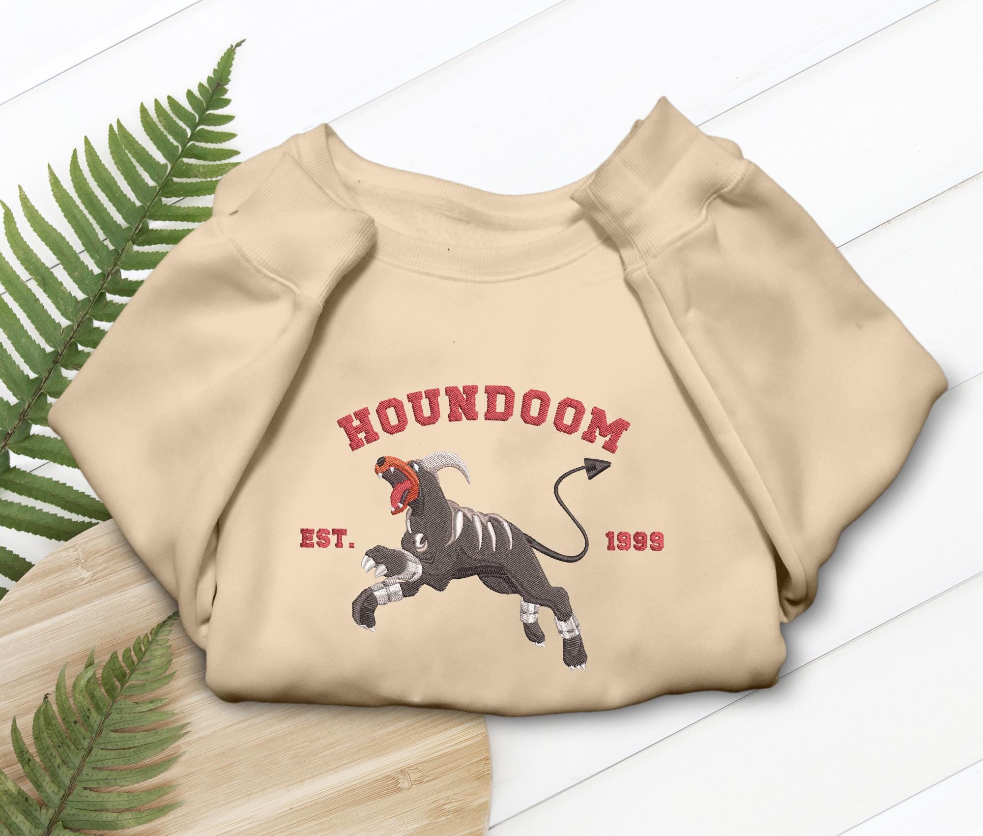 Dark Dog Embroidered Shirt Shadow Dog T-shirt Sweatshirt Hoodie