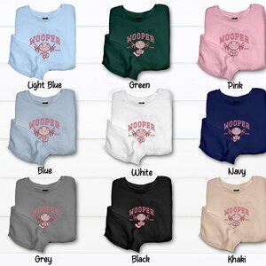 Yeti Embroidered T-Shirt Sweatshirt, Snow Monster Hoodie Shirt Adorable Manga Gifts image 10