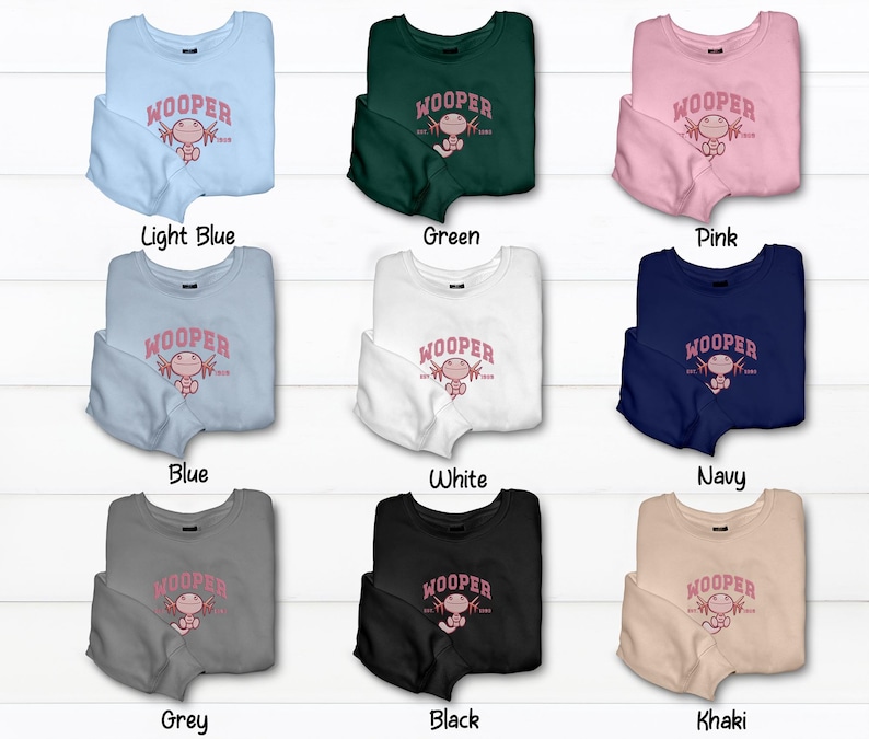 Yeti Embroidered T-Shirt Sweatshirt, Snow Monster Hoodie Shirt Adorable Manga Gifts image 10