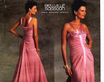 Vogue V1080 Abendkleid Schnittmuster: Bellville Sassoon Designer Original (Größe 6/8/10/12)