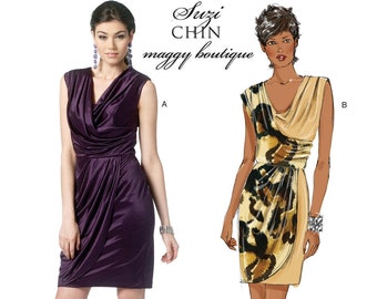 Suzi Chin Butterick ドレスパターン B5674 - サイズ 6/8/10/12