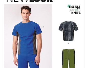 Men's Sportswear Pattern: Knit Pullover & Joggers - New Look N6760