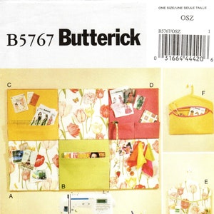 Butterick Pattern B5767  - Sewing Room Organizers - Wall Organizer, Hanging Organizer, Sewing Machine Organizer, Iron Board Organizer & More