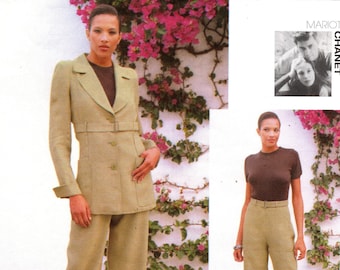 Vogue 1954 Sewing Pattern: Mariot Chanet Jacket, Pants & Belt - Size 12/14/16