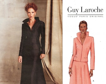 Vogue 2607 Sewing Pattern by Guy Laroche: Jacket & Skirt - OOP