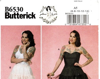 Butterick B6530 Corset Petticoat Sewing Pattern - Gertie Design - Size 6-14