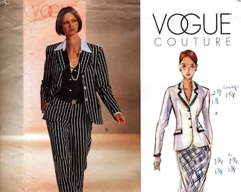 Vogue Separates Pattern 2631: Misses' Jacket, Blouse, Skirt & Pants - Size 12/14/16