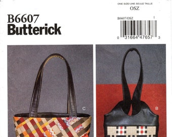 Butterick Pattern B6607 by RIBBONS by OFFRAY - Misses' Handbags/Shoulder Bags Made from Woven Ribbon in Three Options - Butterick Patterns