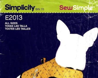 SIMPLECITY Hundemantel Schnittmuster E2013 - XXS-M