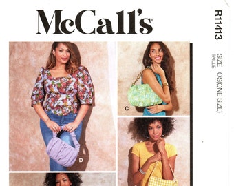 McCall's Handbag Sewing Pattern: Five Styles R11413/M8272