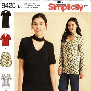 Sz 4 thru 12 - Simplicity Separates Pattern 8425 - Misses&#39; Pants and Dress or Tunic or Top - Simplicity Patterns