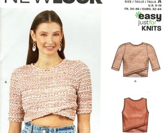 New Look Strick Top Schnittmuster N6791 - Misses' Grösse 6-18