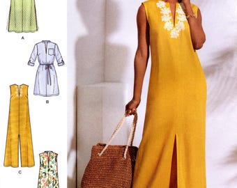 Simplicity Sewing Pattern S8912 - Misses' Maxi or Short Dresses in Four Options - (Sz 6 thru 14)