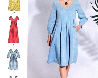 Simplicity Sewing Pattern S9780 - Misses' Dresses in Three Options - (Sz 6 thru 14)