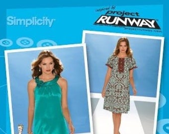 Project Runway Simplicity Sewing Pattern 3529: Misses' Pullover Dress