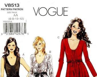 Vogue 8513 Schnittmuster : Misses Fit and Flare, Größen 6-12