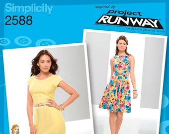 Simplicity 2588 Dress Sewing Pattern - Misses' Size 12-20
