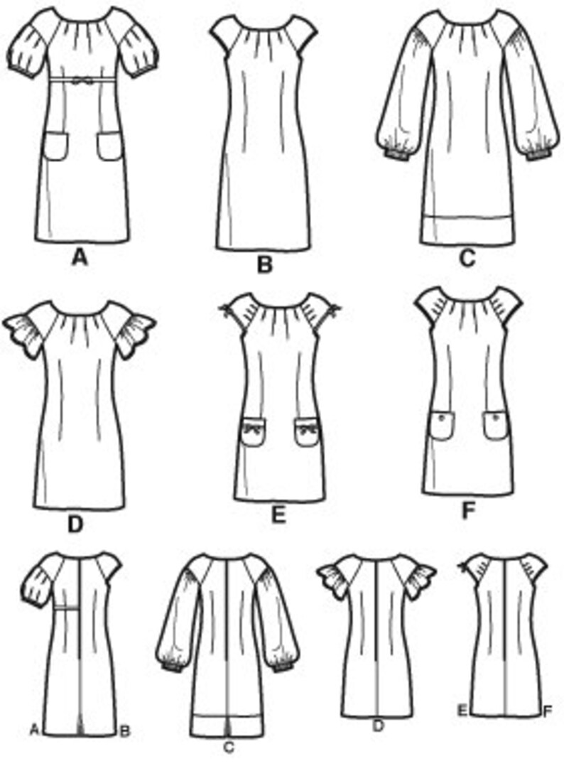 one piece gown pattern