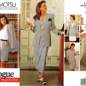 Vogue 1166 Sewing Pattern: Misses' Career Wardrobe by TAMOTSU