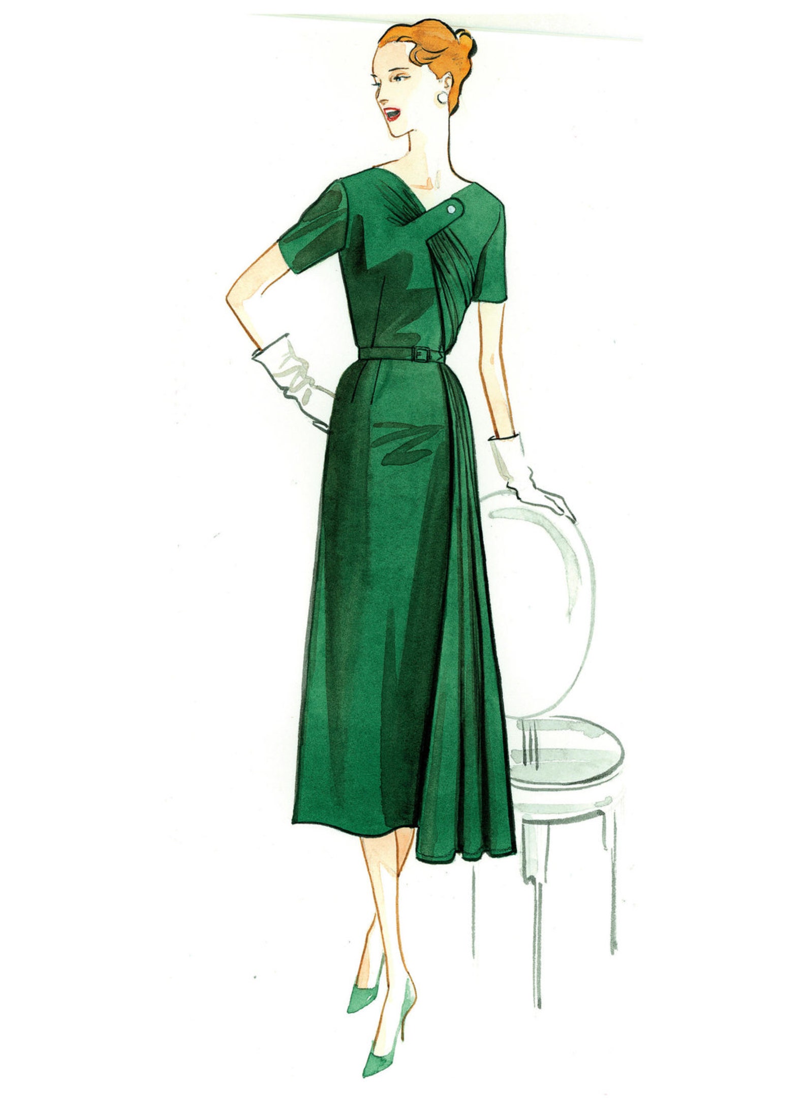 Pick Your Size Vogue Dress Pattern V8850 Misses' Etsy