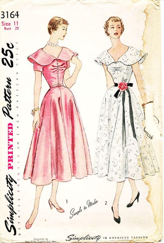 1954 Jumper/one Piece Dress - Etsy