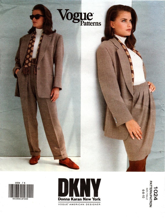 Sz 6/8/10 Vogue Separates Pattern 1024 by DKNY Misses' | Etsy