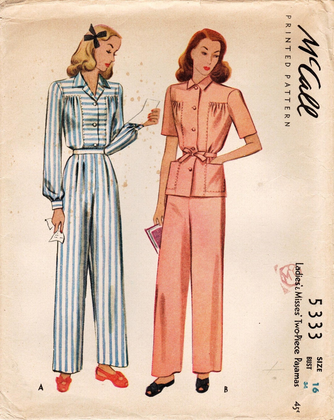 トップス 60s-70s Chelsea pattern pajama shirt Vtg 90s Esleep Jersey Shirt Pajamas 1999 Retro Graphics Rock