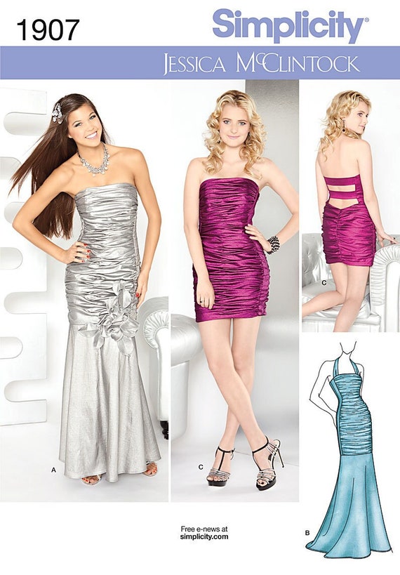 simplicity bodycon dress pattern Simplicity 8787 Misses' Learn-to-Sew Knit Dress