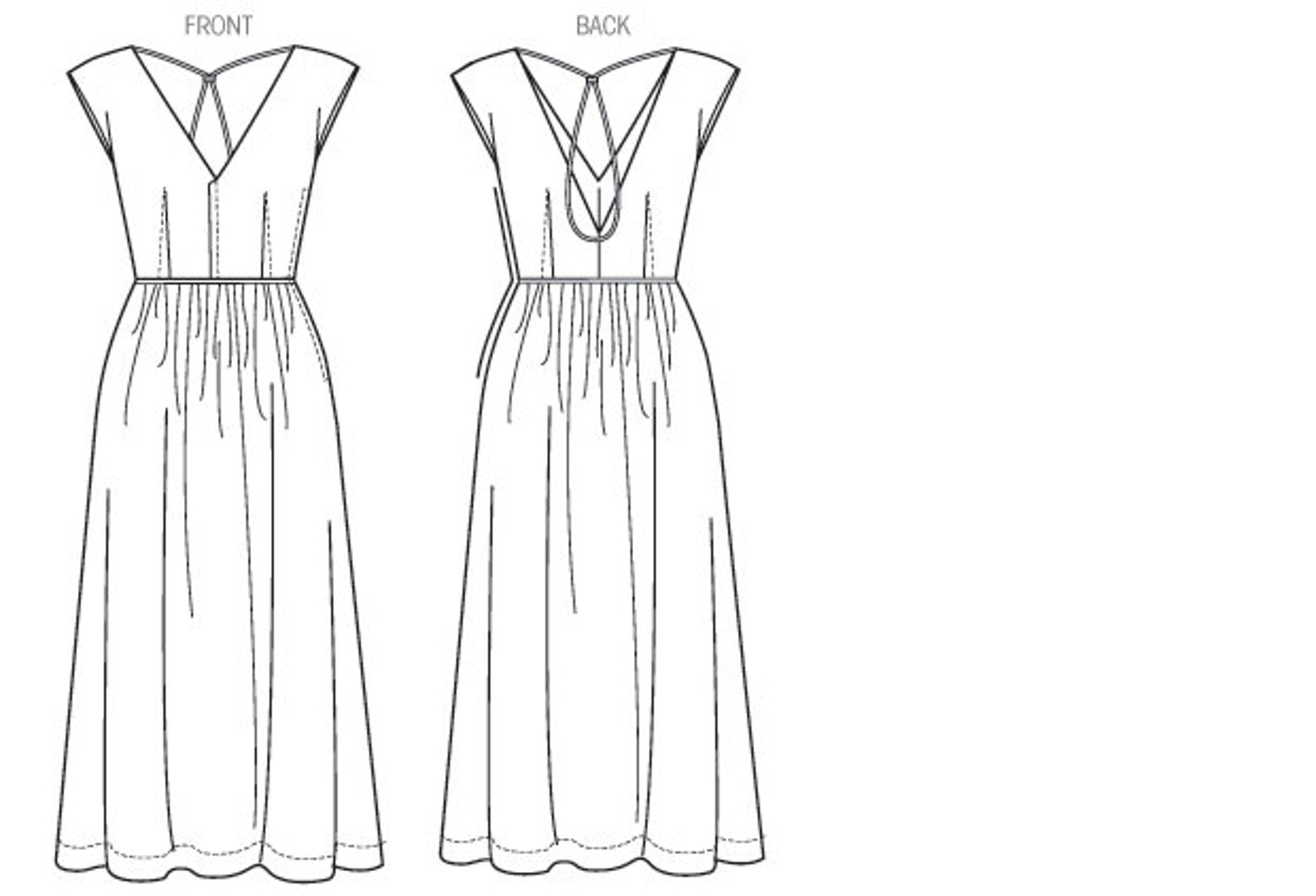 Pick Your Size Vogue Dress Pattern V1402 by LIALIA by JULIA Etsy