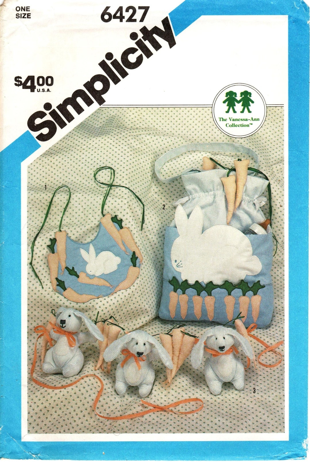 Simplicity Rabbit Patterns Simplicity 6427 Bunny Baby Accessories Sewing Pattern - Etsy