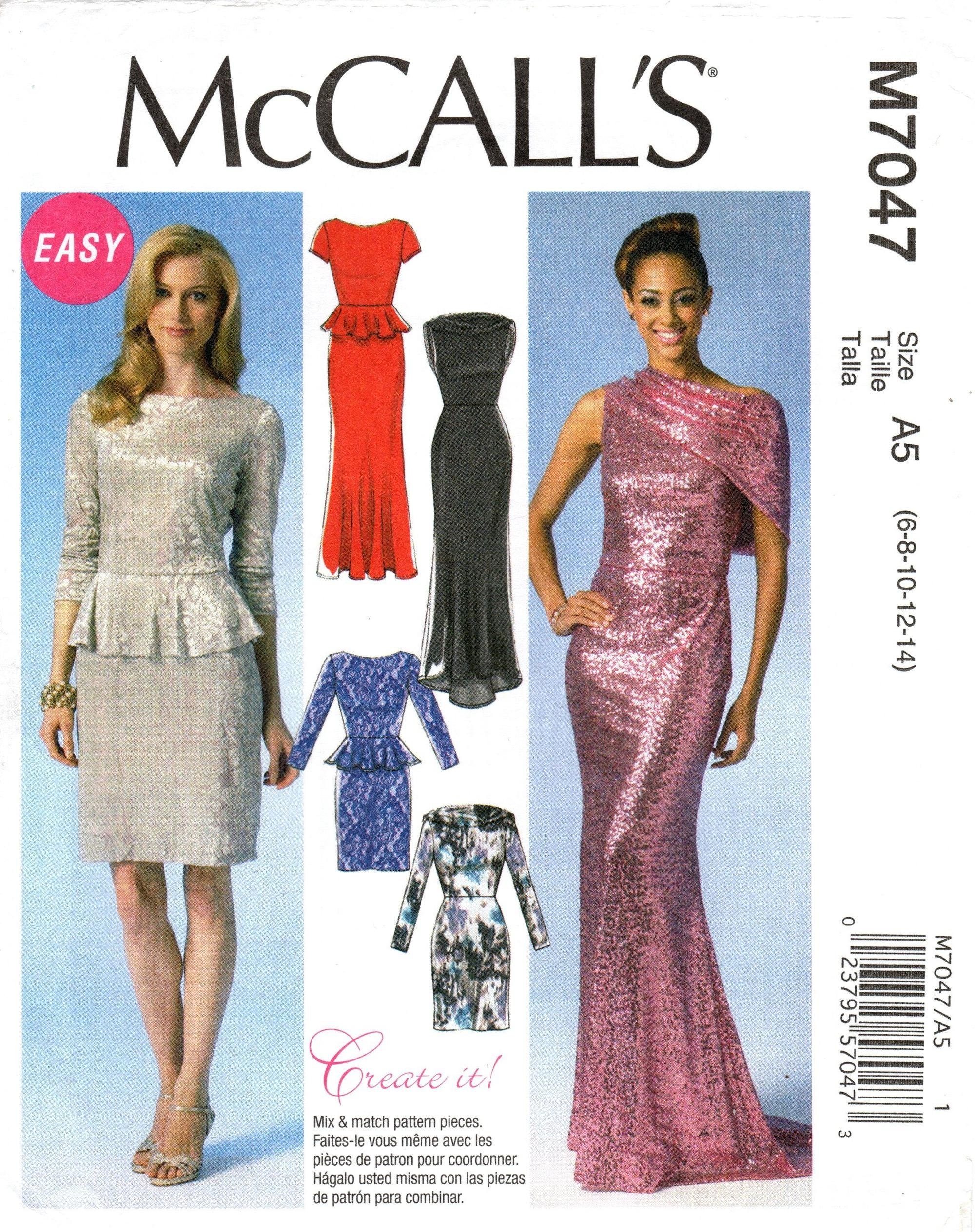 open lace back dress Womens Peplum Pencil Dress  Modest Structured Work Dress with Elbow Sleeves Navy / L at SexyModest