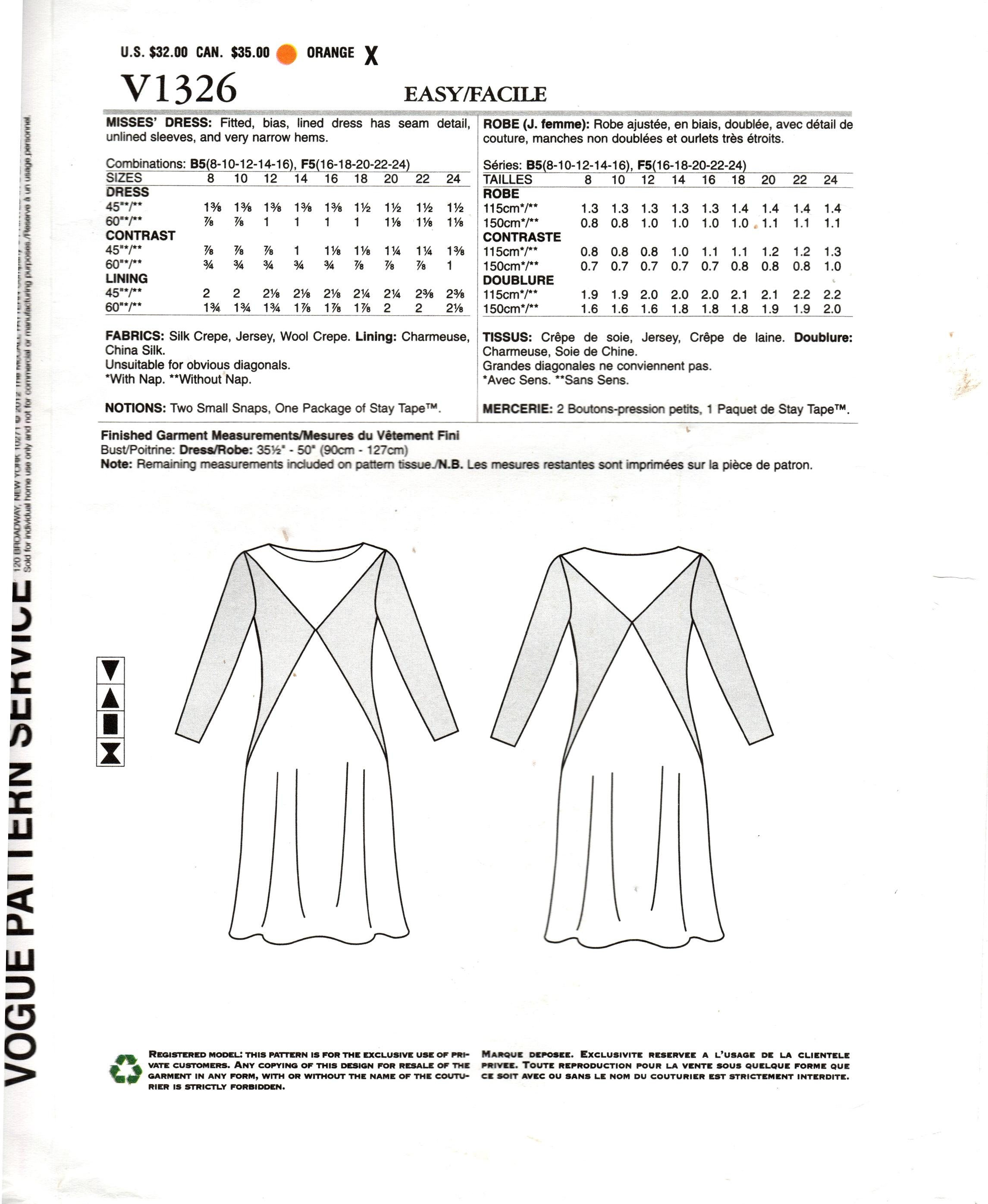 Amazon | 【vogue patterns】TOM AND LINDA PLATT ワンピース