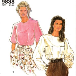 May include: Simplicity sewing pattern 9838, featuring illustrations of two women in stylish outfits. The pattern includes sizes 10-20. The text "It's SO EASY" and "it's Simplicity" are displayed at the top.