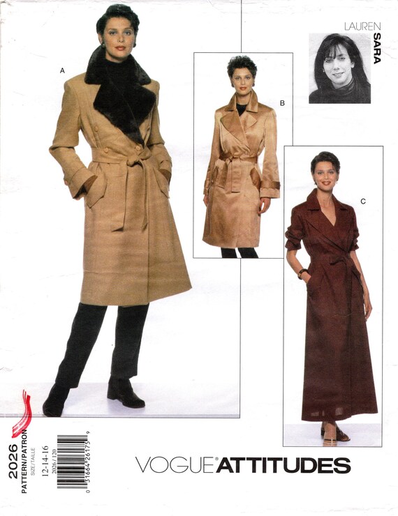 Patron De Couture VOGUE V8526 Neuf - Modèle De Vêtement à Coudre