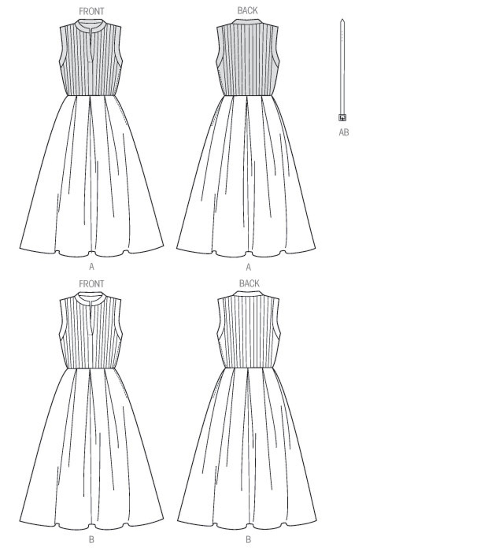 Pick Your Size Vogue Dress Pattern V8973 Misses' Etsy
