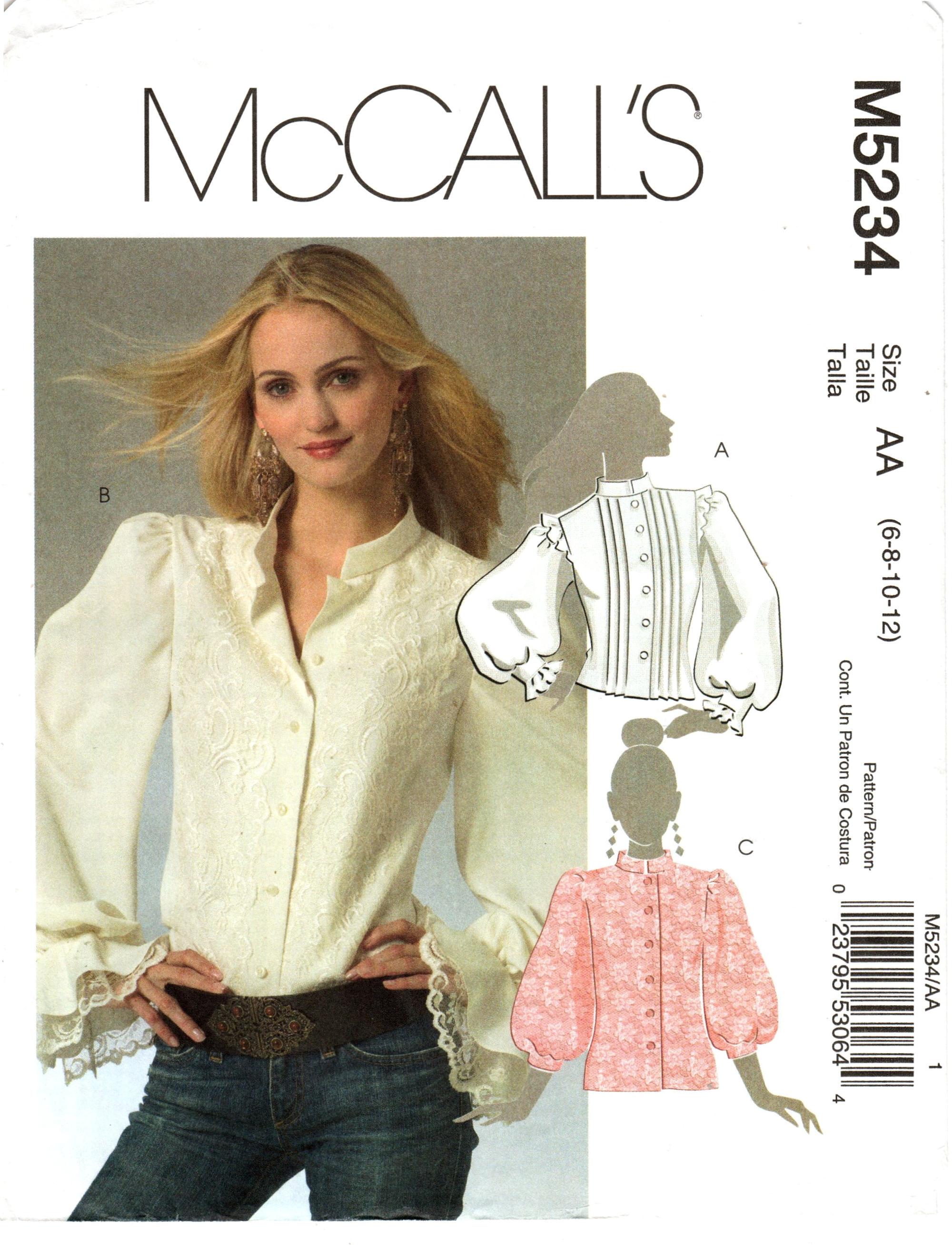 Pintuck Lace Blouse - Etsy