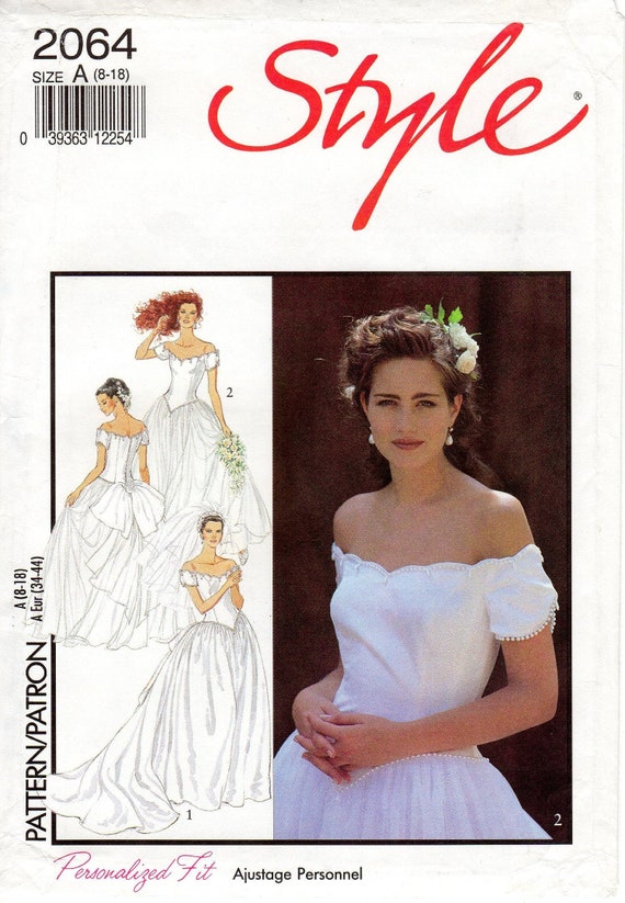 Size 8 Thru 18 Style Wedding Dress Pattern 2064 - Etsy