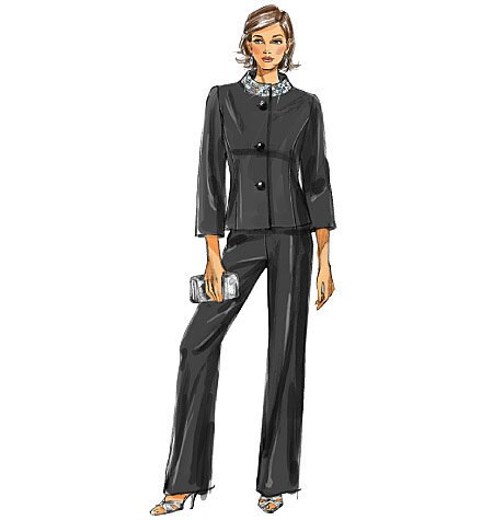 V👗3950 PATRON BUTTERICK JESSICA HOWARD PANTALON JUPE VESTE TOP 40 AU 44