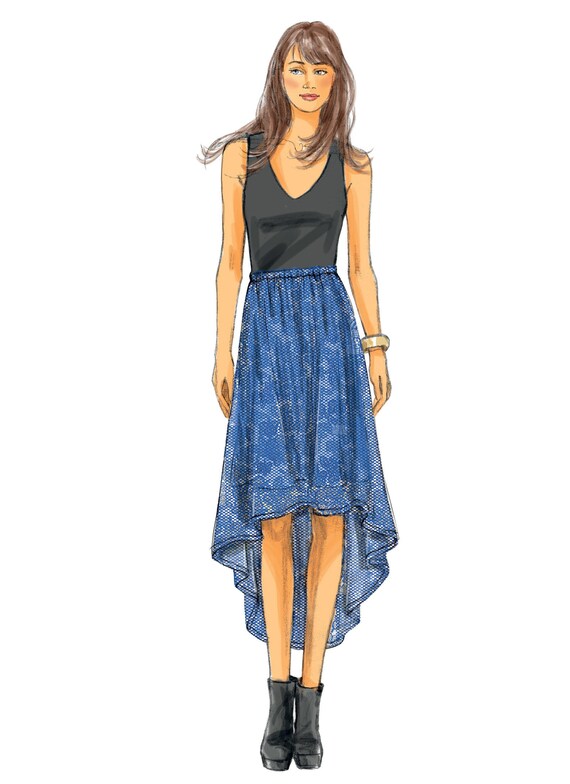 Sz Xsm/sml/med - Butterick Skirt Pattern B5892 - Misses Sz Xsm/sml/med - Butterick Skirt Pattern B5892 - Misses
