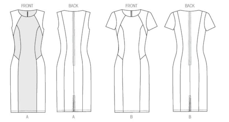 Pick Your Size Vogue Dress Pattern V8995 Misses' - Etsy