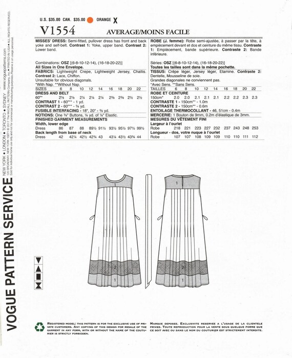 洋書 The Pattern of English M8359 (PDF) | Misses' Top and Dress by Brandi Joan