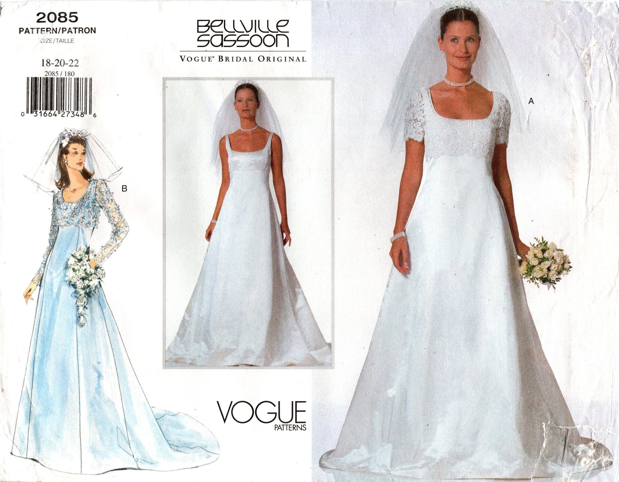 Vogue V2965, Misses, Formals, Wedding Gowns, Uncut Sewing Pattern –  Stylesewwear.boutique