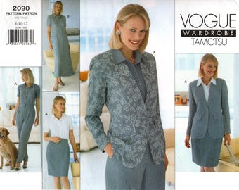 Vogue 2090 Sewing Pattern: Misses' Career Wardrobe, Size 8/10/12