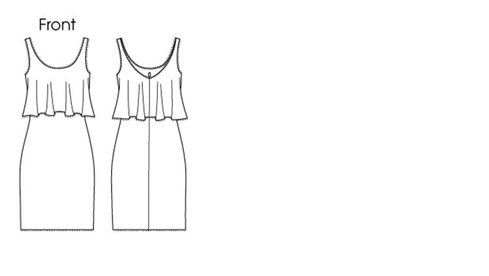 Sz 12/14/16/18/20 Vogue Dress Pattern V1288 by BADGLEY Etsy UK