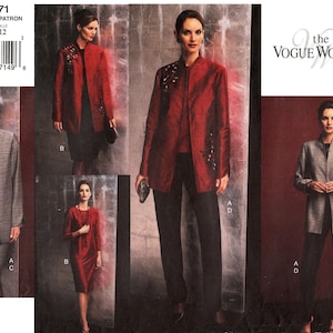 Pick Your Size - Vogue Separates Pattern 2771 - Misses&#39; Jacket, Top, Dress, Skirt and Pants - The Vogue Woman Series - Vogue Patterns