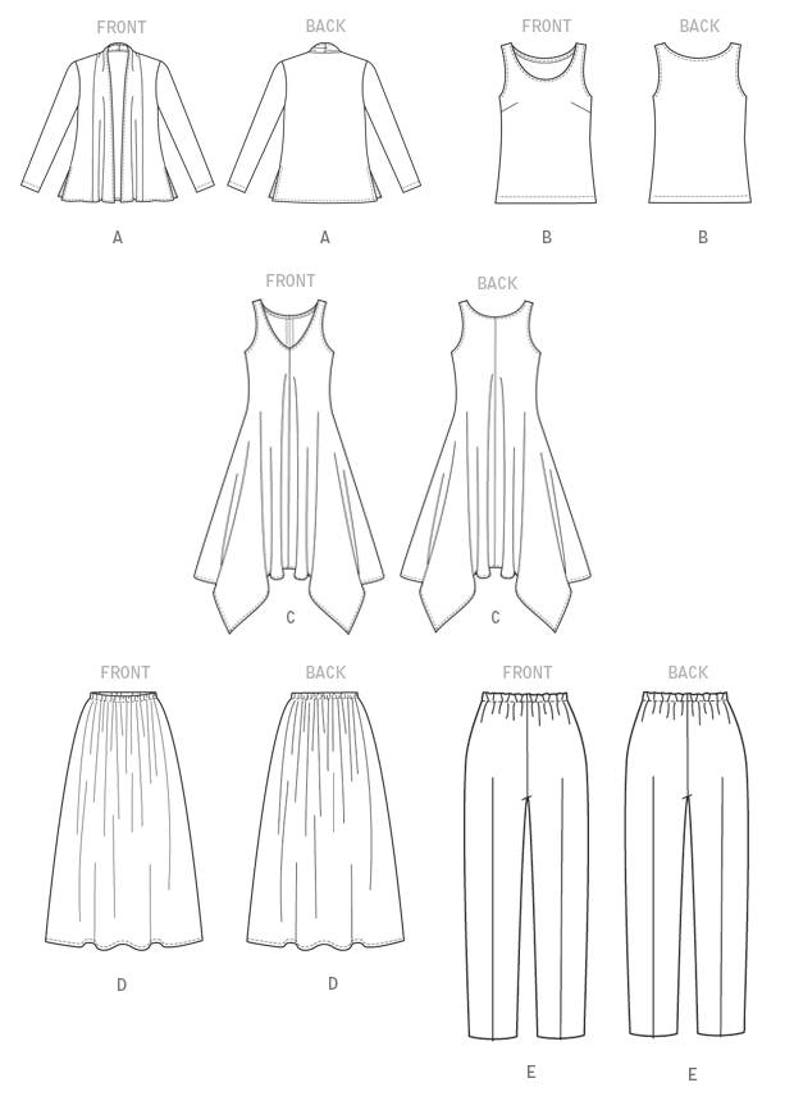 Vogue Separates Pattern V9117 Misses' Cardigan Top | Etsy
